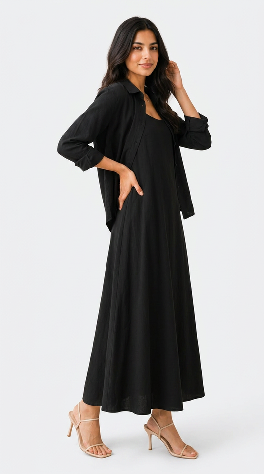 Soft Light Elegant 2 piece Dress