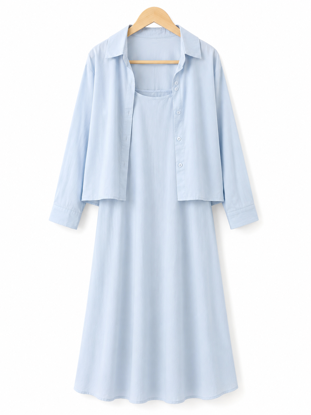 Soft Light Elegant 2 piece Dress