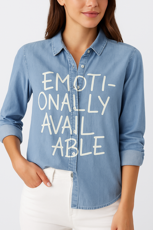 Denim Free Size Shirt for Women