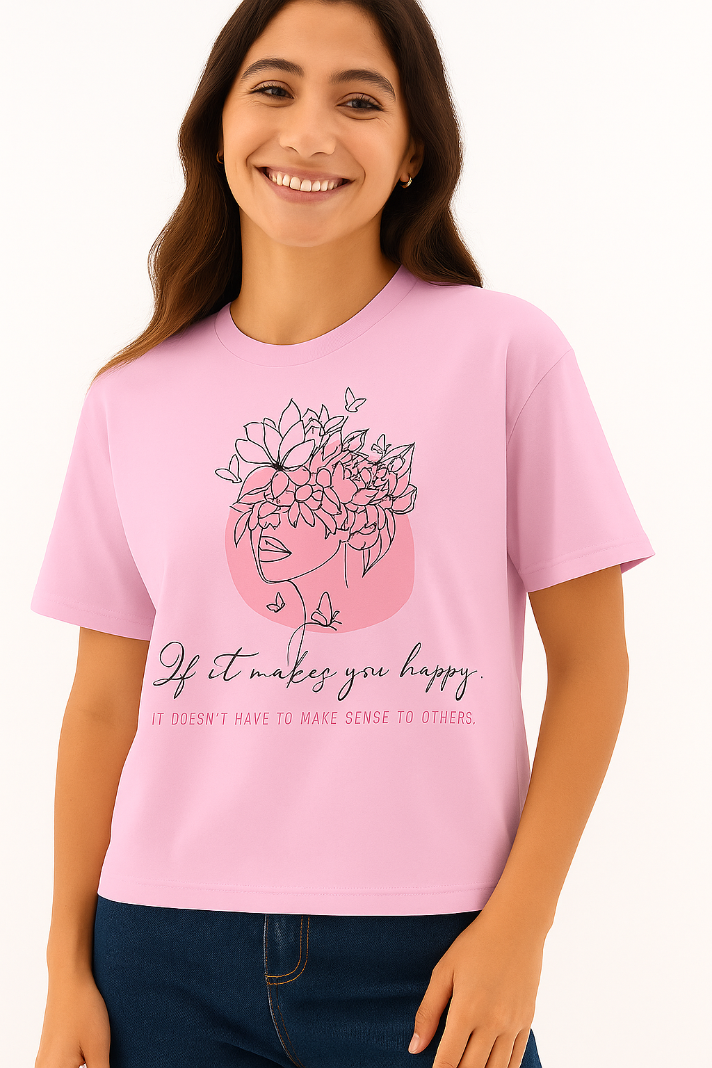 Happy Vibes - Oversized T-shirt