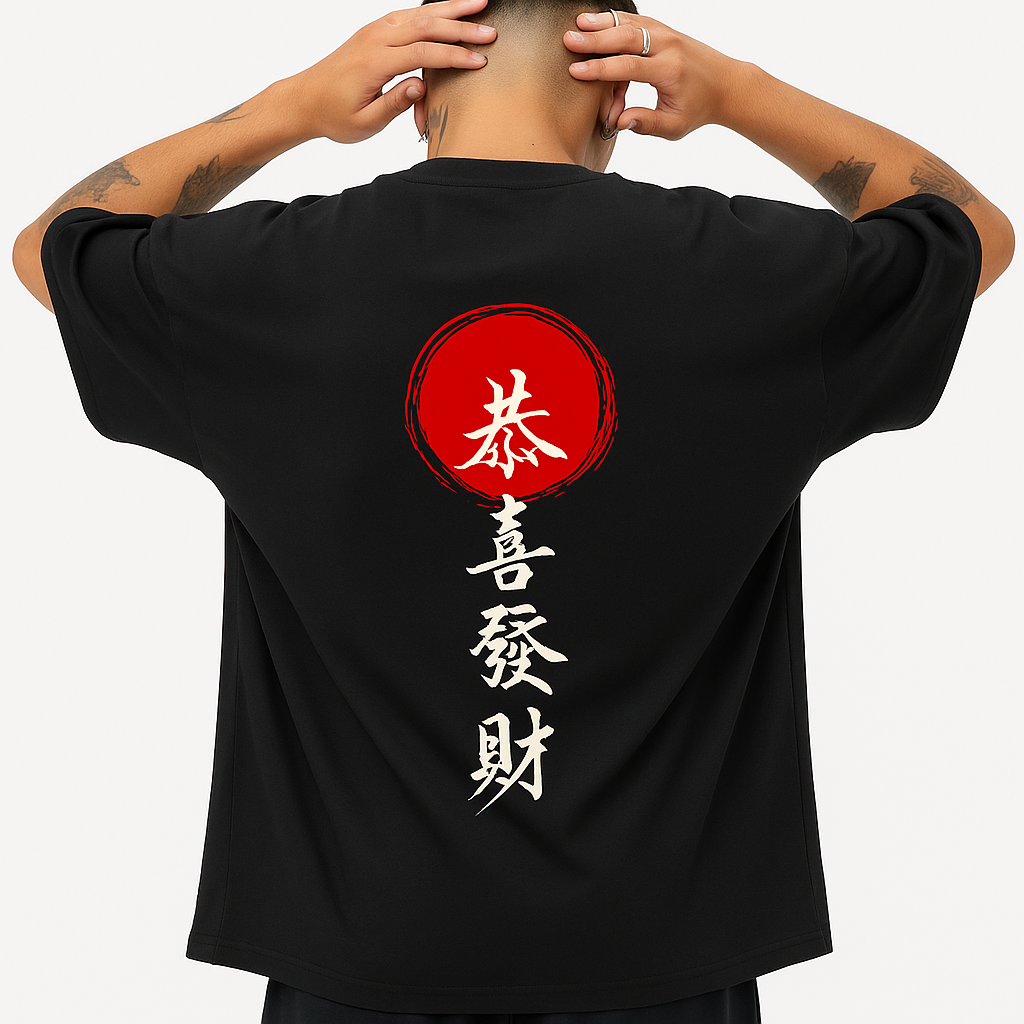 Japanese Design Oversized T-Shirt