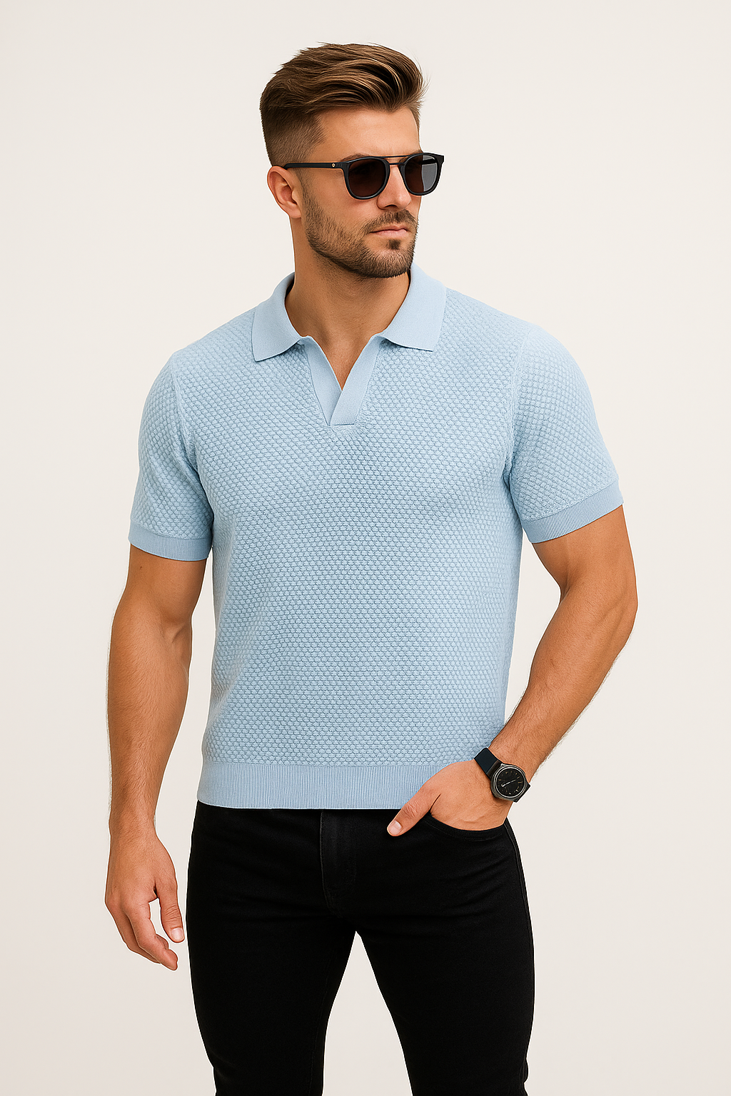Sky blue Polo Shirt