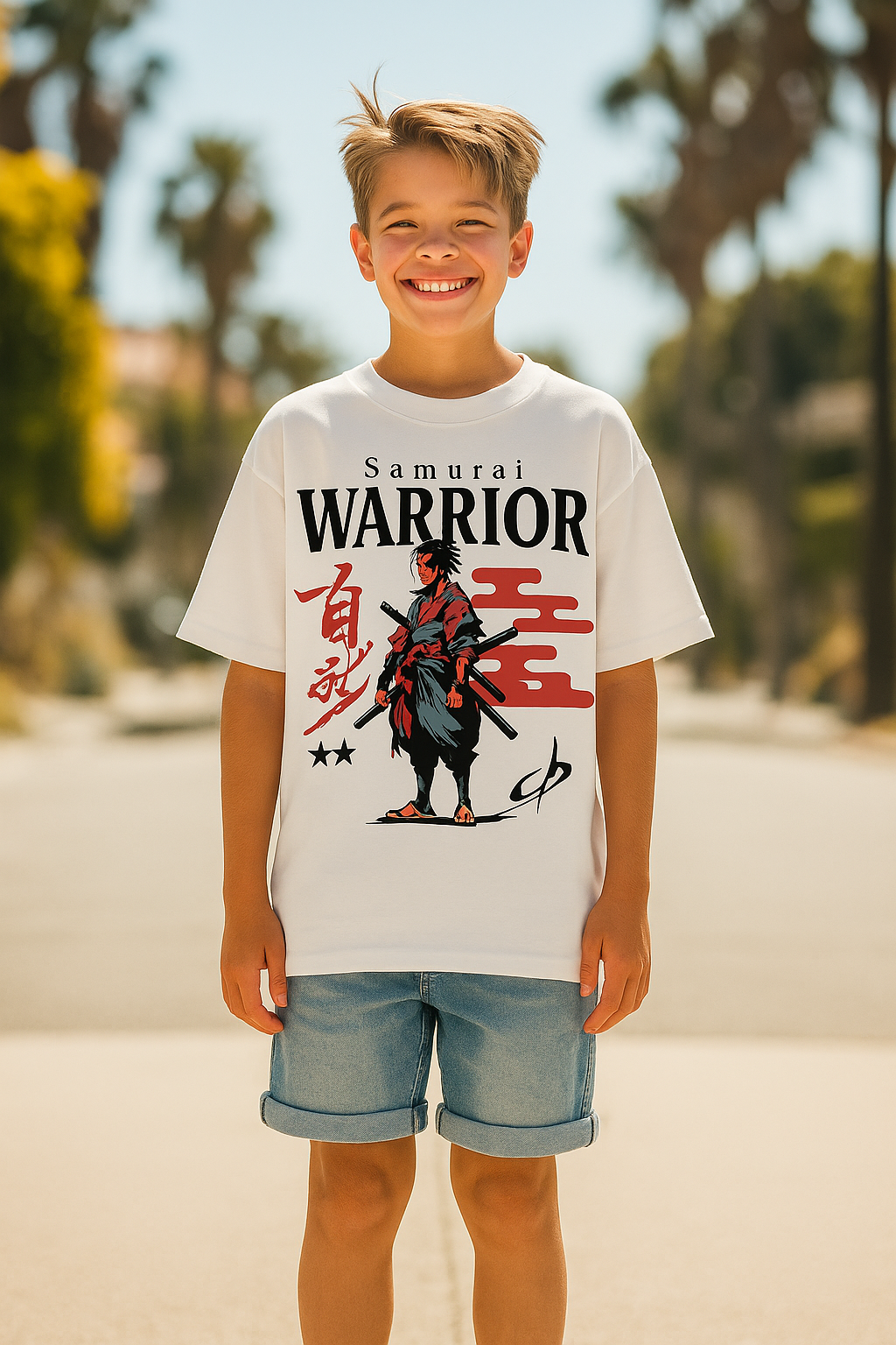 Samurai Warrior Oversized T-shirt Unisex