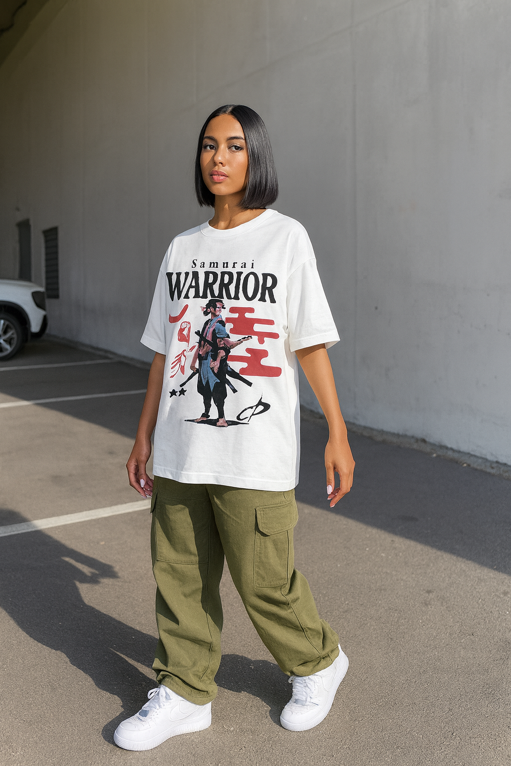 Samurai Warrior Oversized T-shirt Unisex