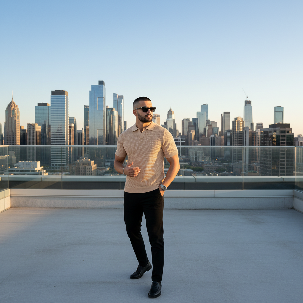 Light brown Polo shirt