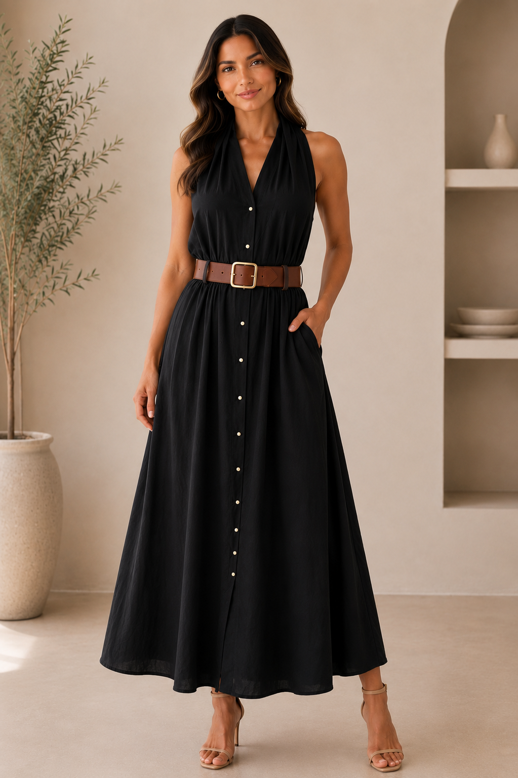 Black_Cotton_Long_Dress