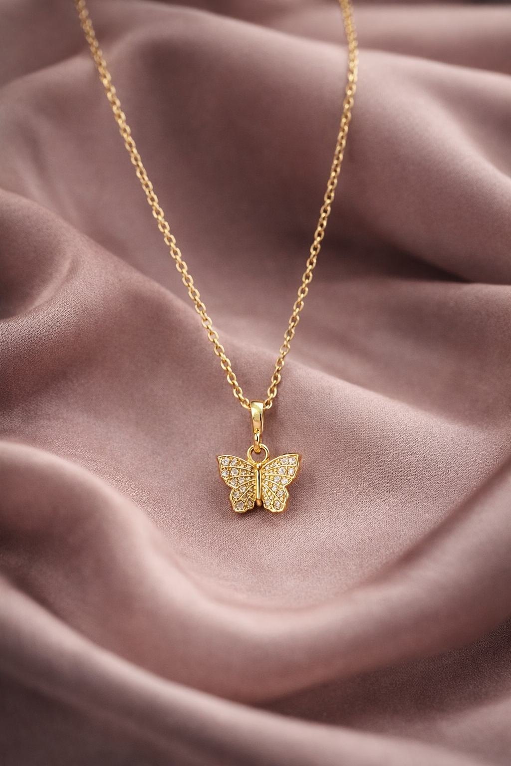 Butterfly Gold necklace