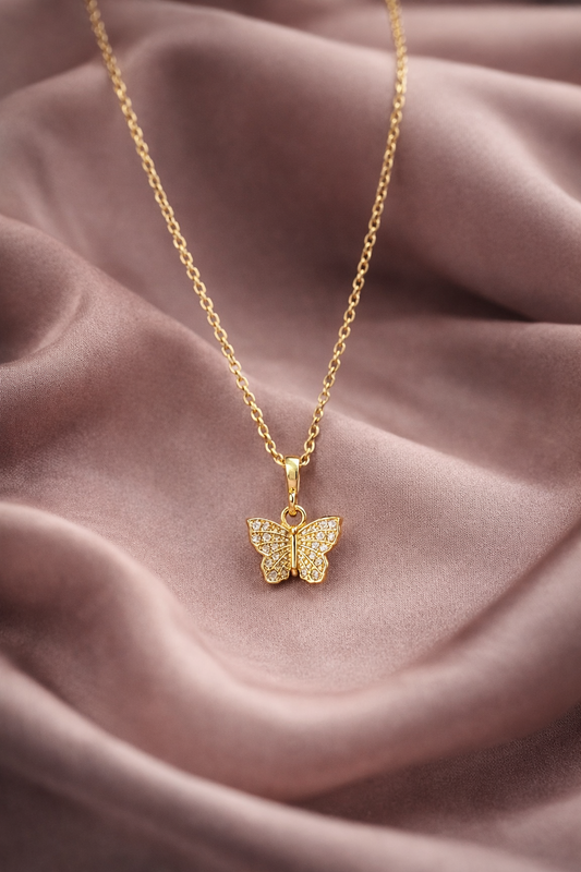 Butterfly Gold necklace