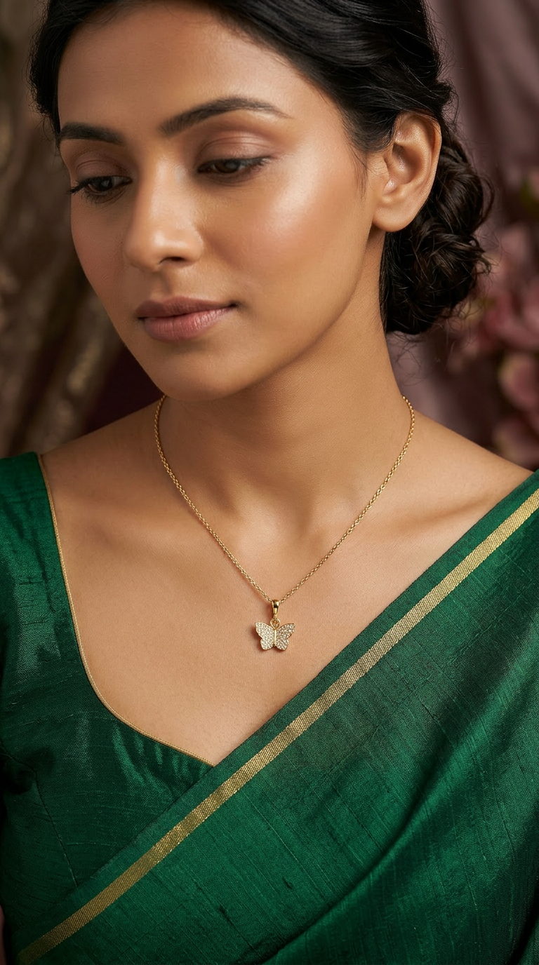 Butterfly Gold necklace