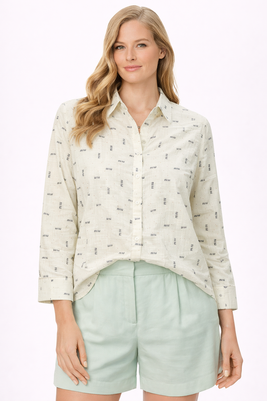 Cotton printed shirt