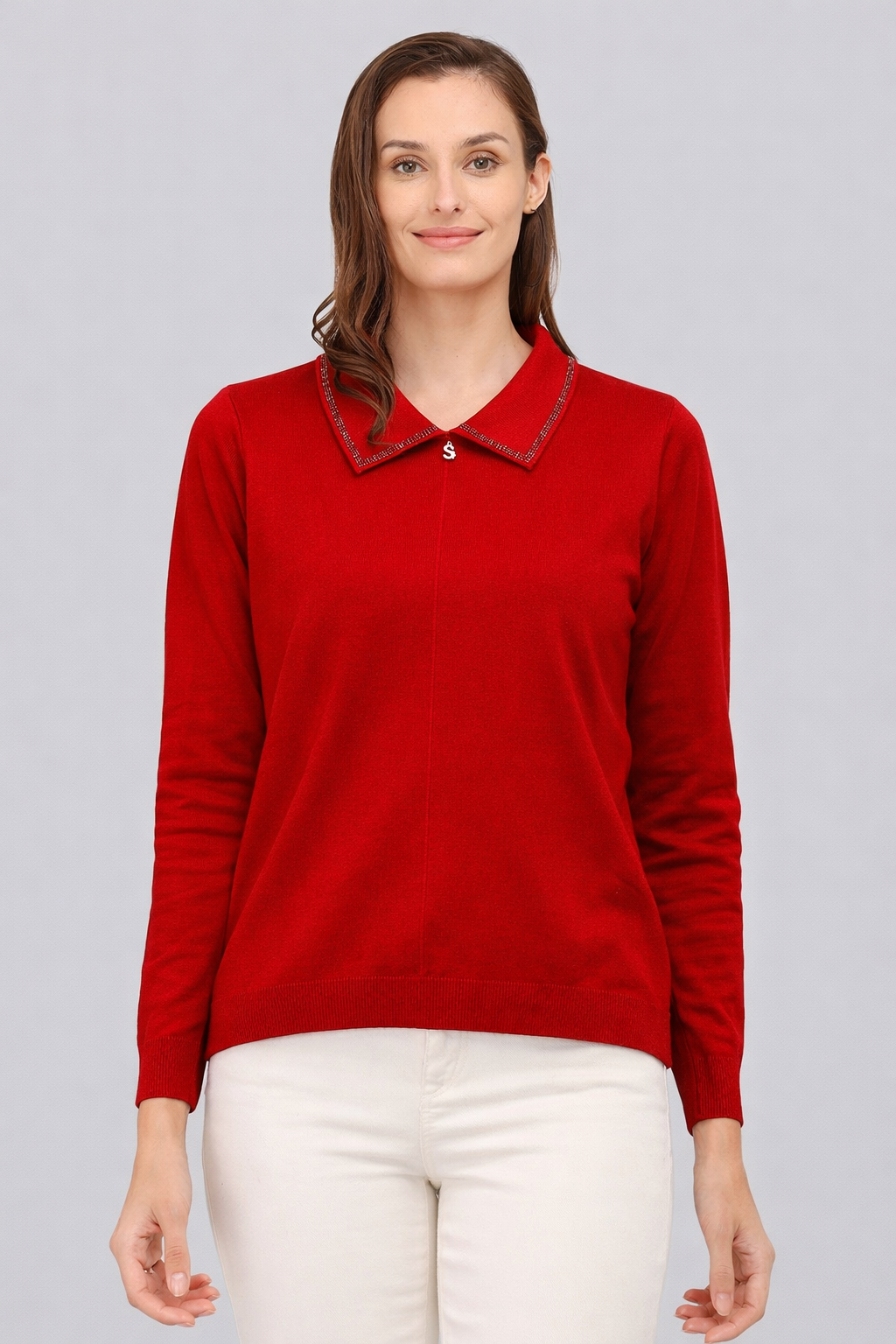 Cheery Red full sleeves T-shirt