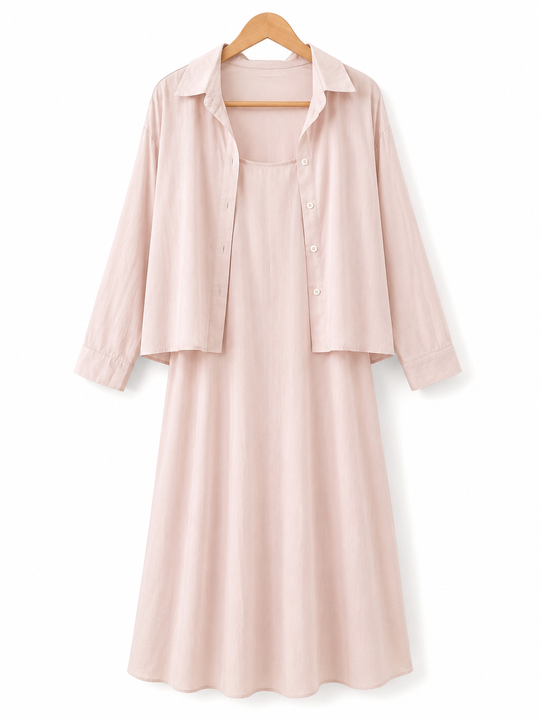 Soft Light Elegant 2 piece Dress