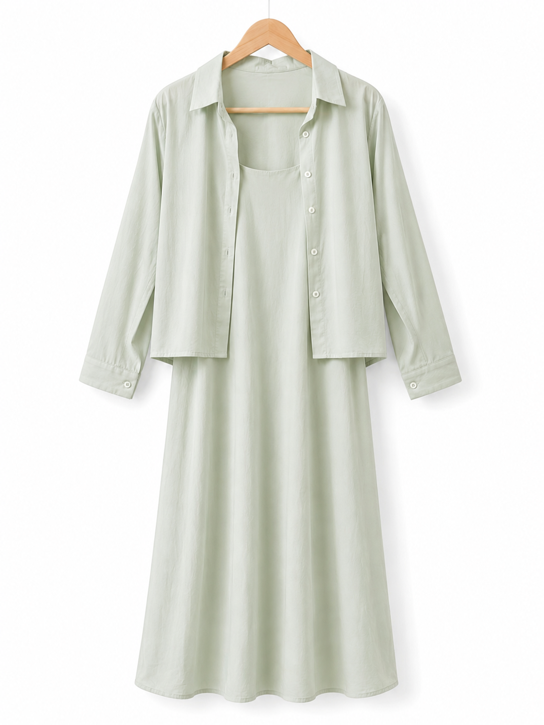 Soft Light Elegant 2 piece Dress