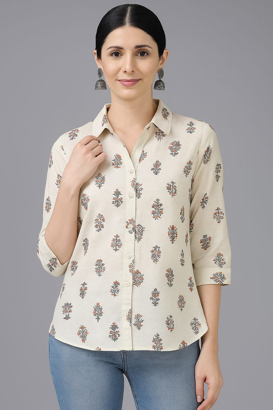 Cotton Printed Shirt