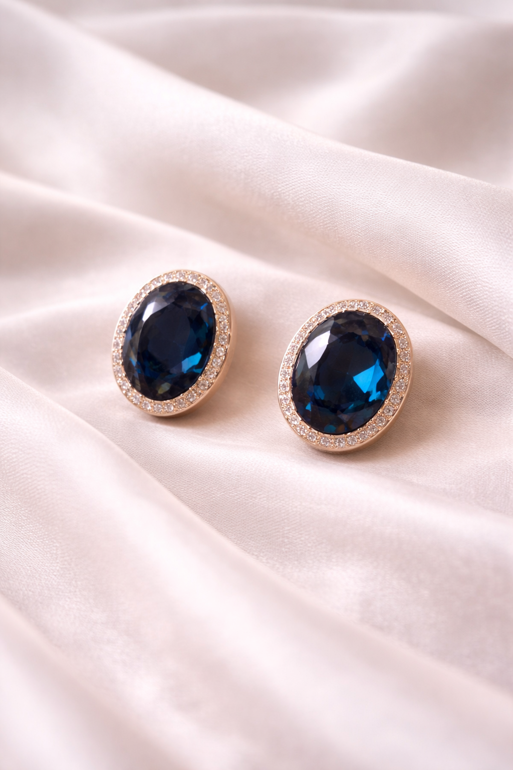 Blue Sapphire Earrings