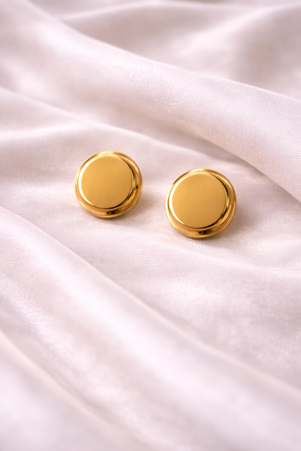 Elegant Gold Stud Earrings