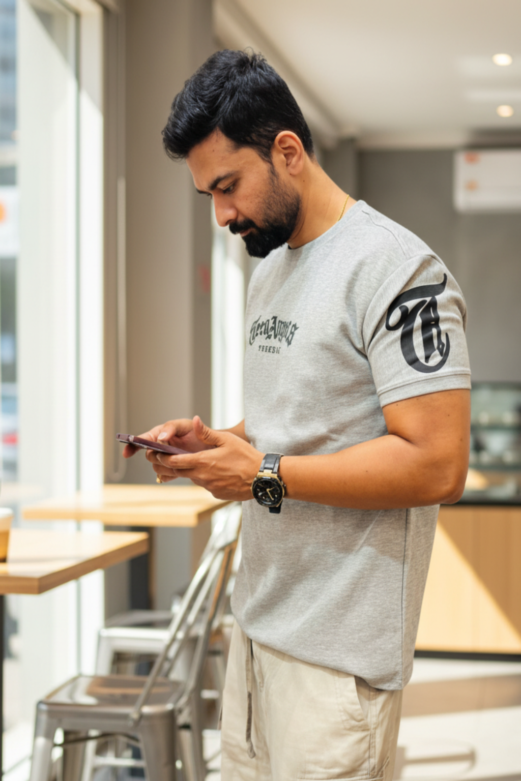 Grey_Relax_fit_T-shirt