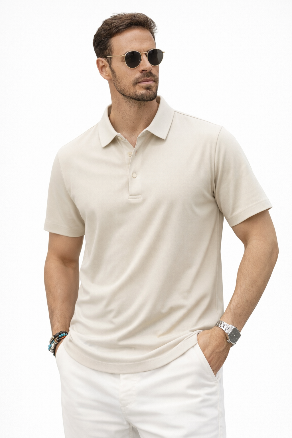 Men's Casual short sleeves Polo shirt