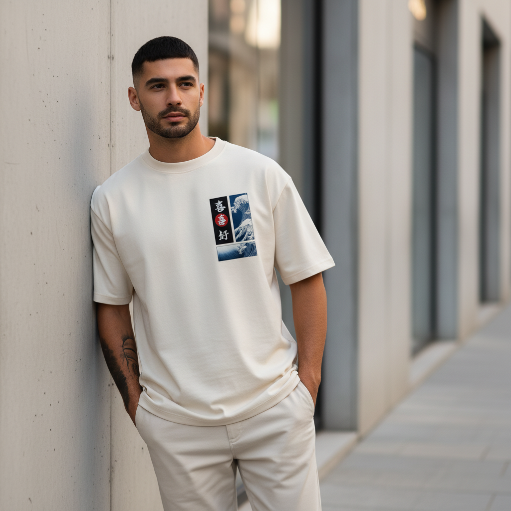 Men's Off-white Oversized T-shirt 