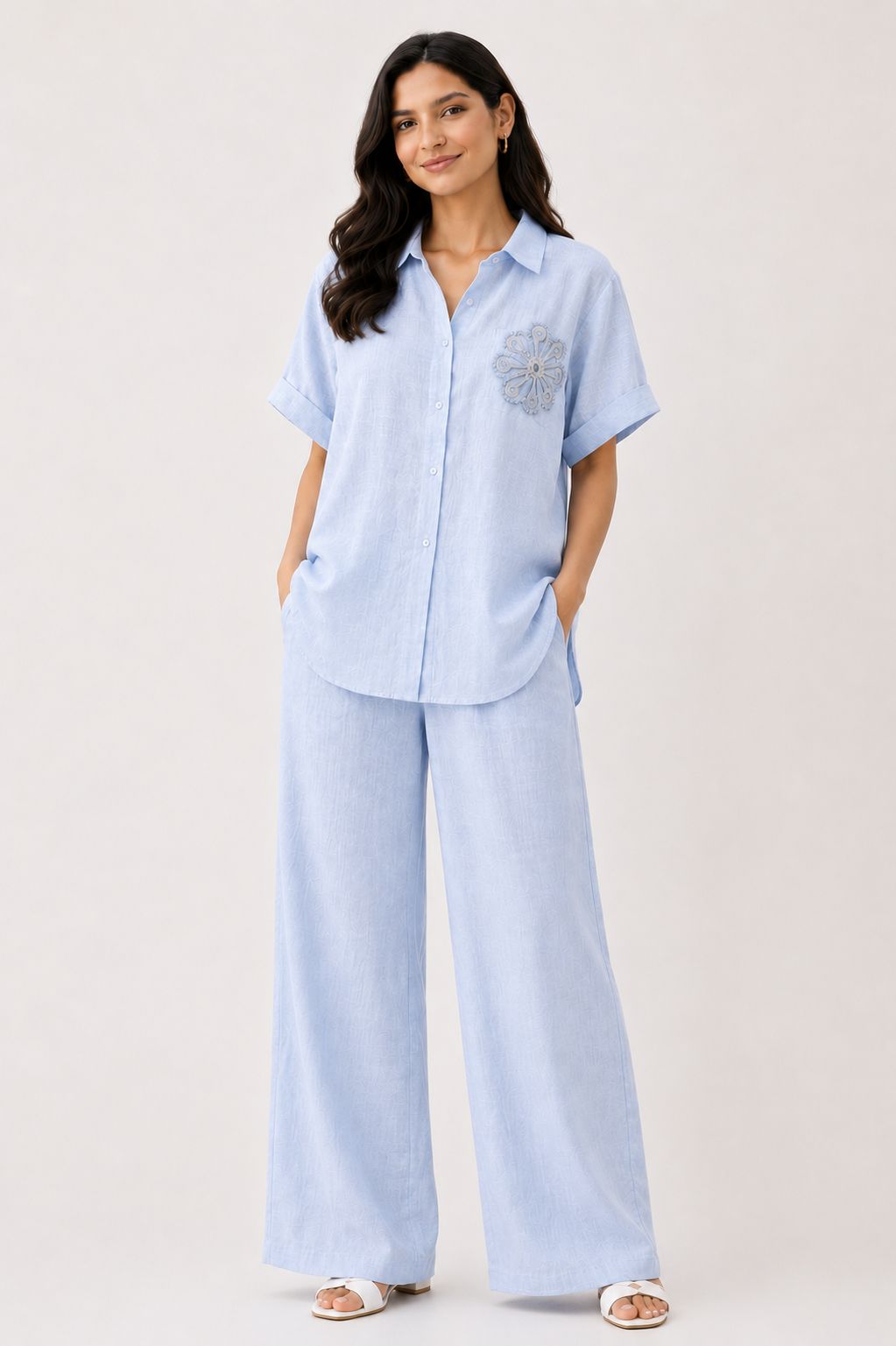 Women's Co-ord set Cotton Linen dress