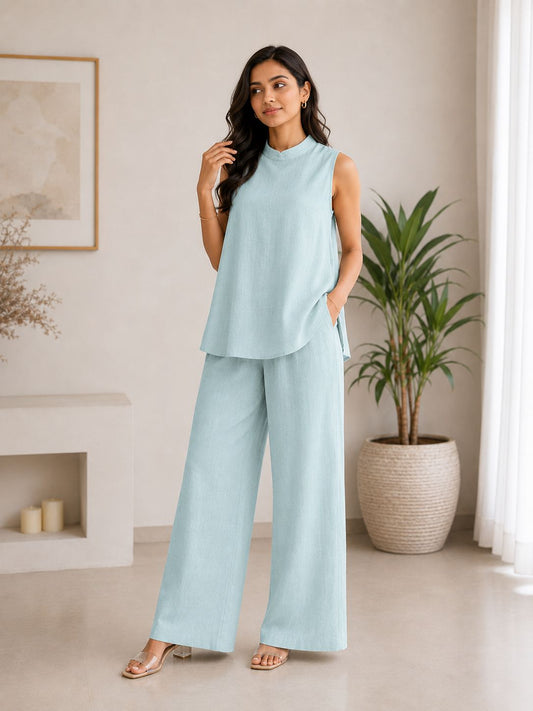 Women's Cotton Linen Co-ord set