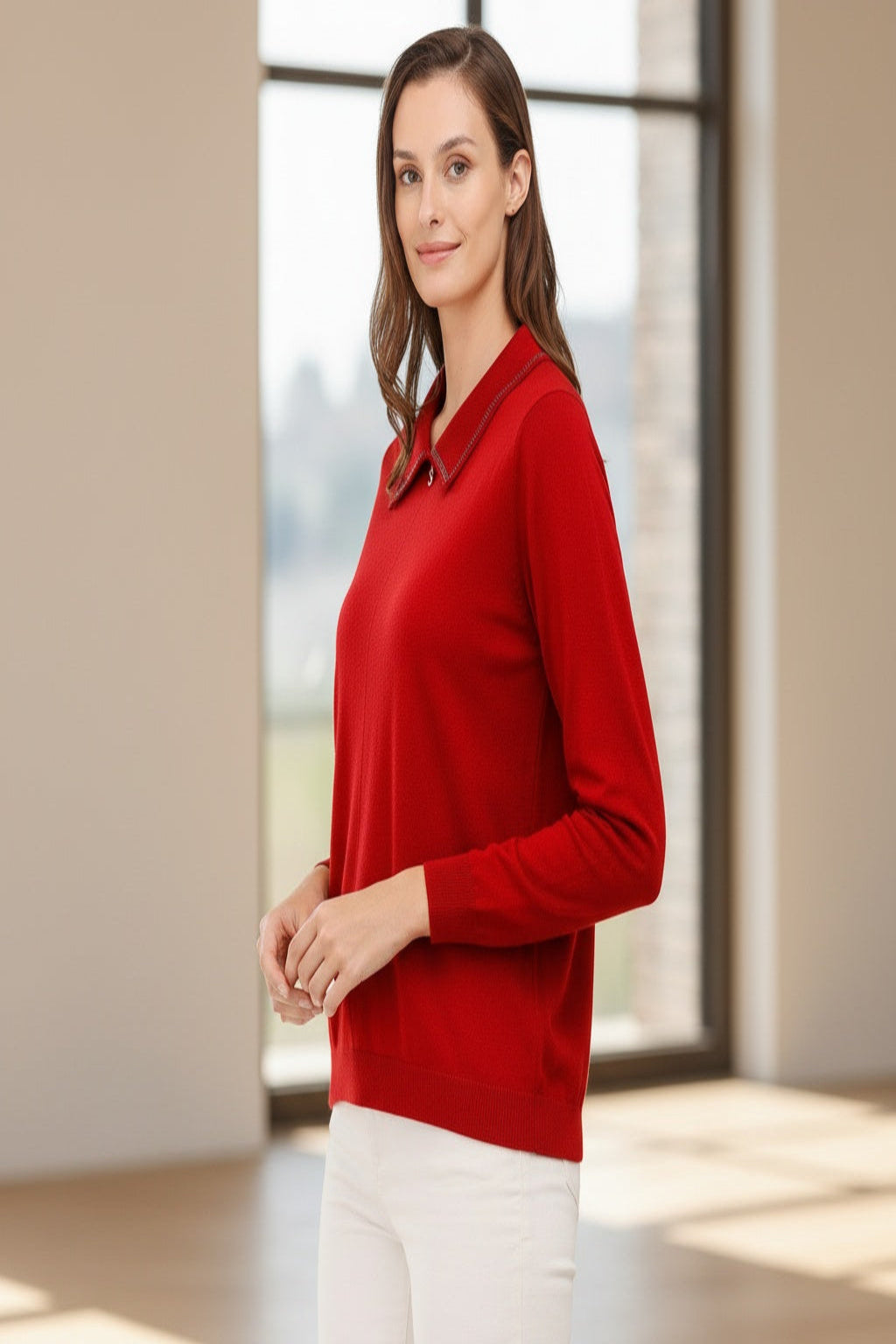 Cheery Red full sleeves T-shirt