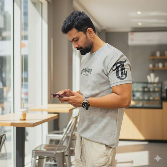 Grey_Relax_fit_T-shirt