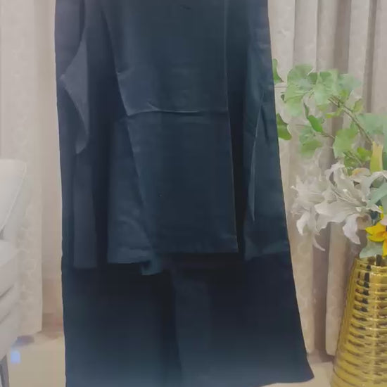 Black Sleeveless Coordset 03